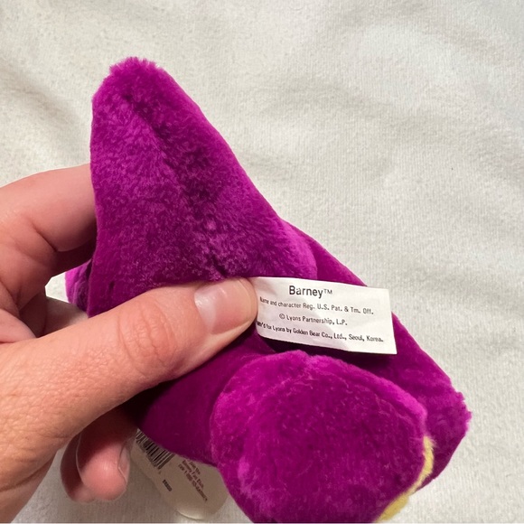 Barney LOT 2 vintage plush 90s. Both are pre owned in good shape - Picture 7 of 9